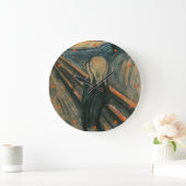 De vertoning van Edvard Munch Grote Klok (Huis)