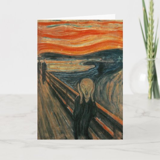 De vertoning van Edvard Munch Kaart (Voorkant)