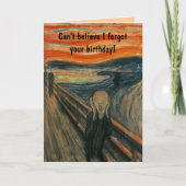 De vertoning van Edvard Munch Kaart (Voorkant)