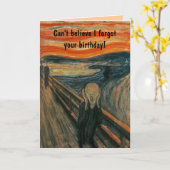 De vertoning van Edvard Munch Kaart (Gele Bloem)