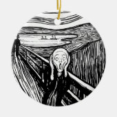 De vertoning van Edvard Munch Keramisch Ornament (Voorkant)