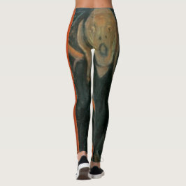 De vertoning van Edvard Munch Leggings