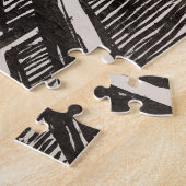 De vertoning van Edvard Munch Legpuzzel (Zijkant)