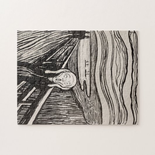 De vertoning van Edvard Munch Legpuzzel (Horizontaal)