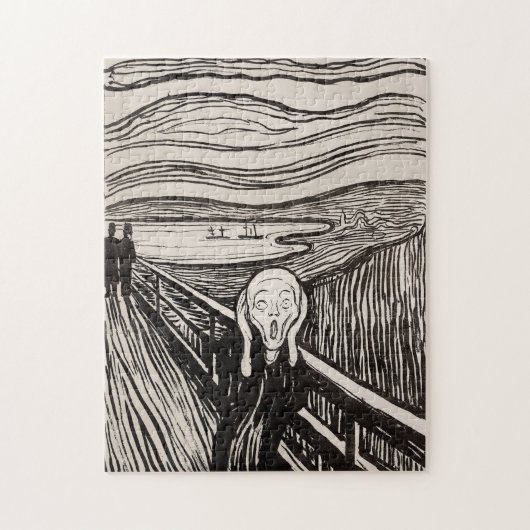 De vertoning van Edvard Munch Legpuzzel (Verticaal)