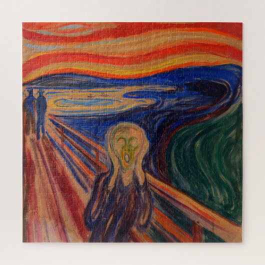De vertoning van Edvard Munch Legpuzzel (Verticaal)
