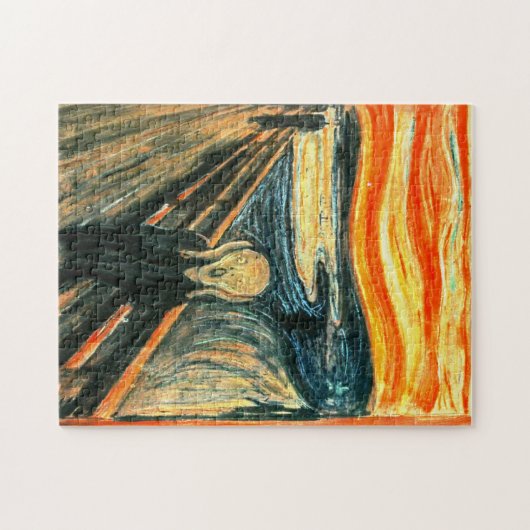 De vertoning van Edvard Munch Legpuzzel (Horizontaal)