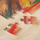 De vertoning van Edvard Munch Legpuzzel (Zijkant)