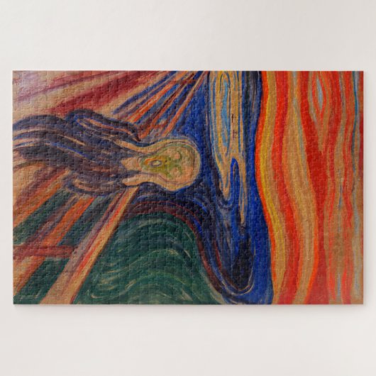 De vertoning van Edvard Munch Legpuzzel (Horizontaal)