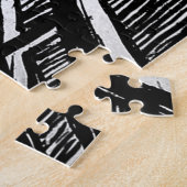 De vertoning van Edvard Munch Legpuzzel (Zijkant)
