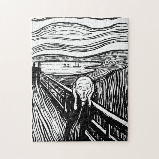 De vertoning van Edvard Munch Legpuzzel (Verticaal)
