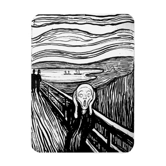 De vertoning van Edvard Munch Magneet (Verticaal)