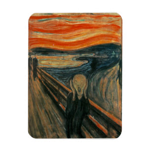 De vertoning van Edvard Munch Magneet