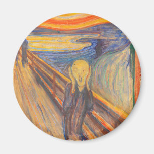 De vertoning van Edvard Munch Magneet