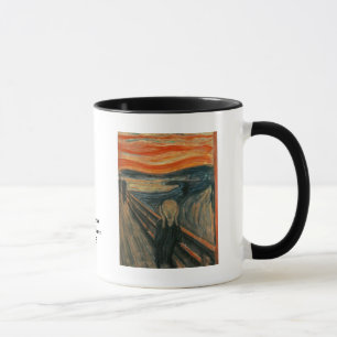 De vertoning van Edvard Munch Mok