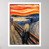 "De vertoning" van Edvard Munch Poster (Voorkant)