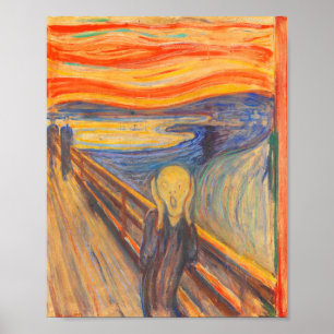 De vertoning van Edvard Munch Poster