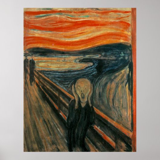 De vertoning van Edvard Munch Poster (Voorkant)