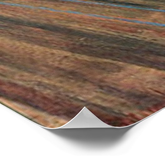 De vertoning van Edvard Munch Poster (Hoek)