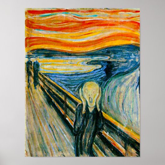 De vertoning van Edvard Munch Poster (Voorkant)