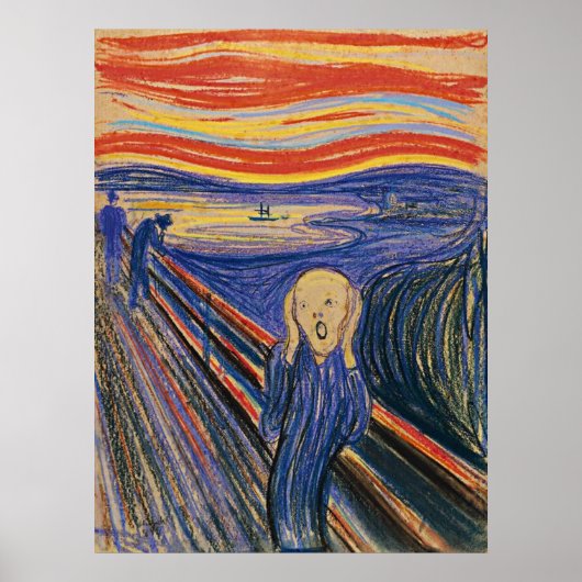 De vertoning van Edvard Munch Poster (Voorkant)