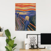 De vertoning van Edvard Munch Poster (Thuiskantoor)