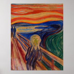 De vertoning van Edvard Munch Poster