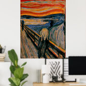 De vertoning van Edvard Munch Poster (Thuiskantoor)