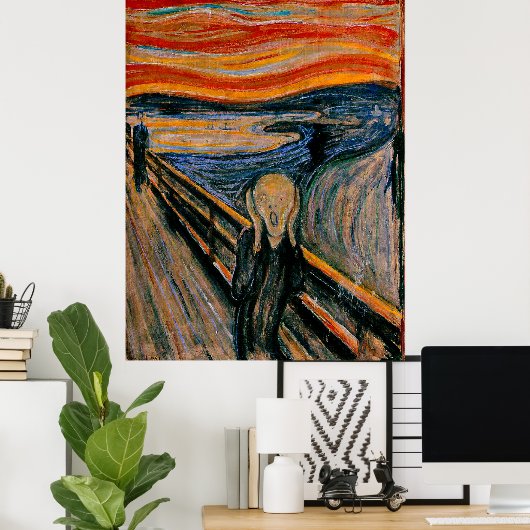 De vertoning van Edvard Munch Poster (Thuiskantoor)