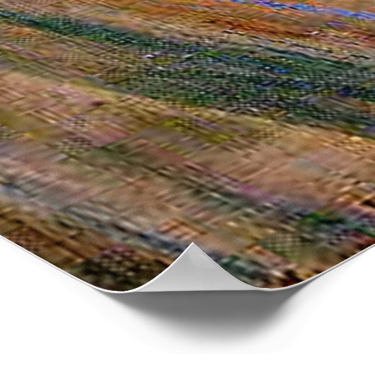 De vertoning van Edvard Munch Poster (Hoek)