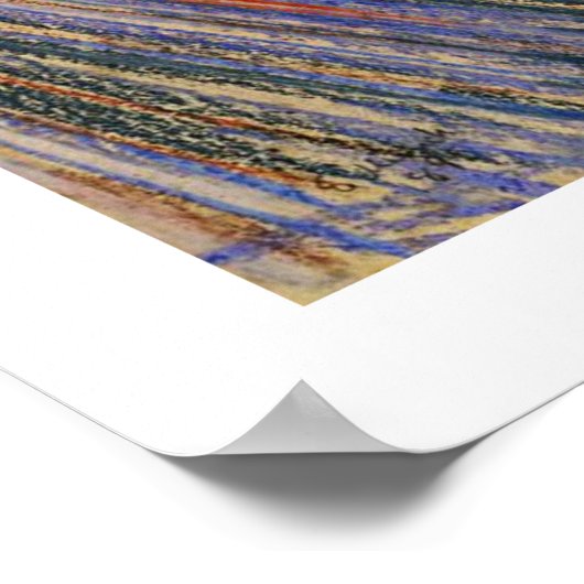 De vertoning van Edvard Munch Poster (Hoek)