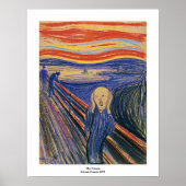 De vertoning van Edvard Munch Poster (Voorkant)