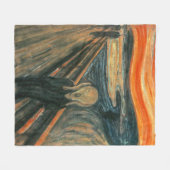 De vertoning van Edvard Munch | Schilderen Fleece Deken (Voorkant (Horizontaal))