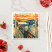 De vertoning van Edvard Munch Servetten (Insitu)