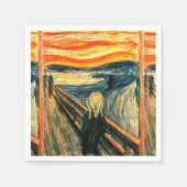 De vertoning van Edvard Munch Servetten (Voorkant)