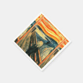 De vertoning van Edvard Munch Servetten (Hoek)