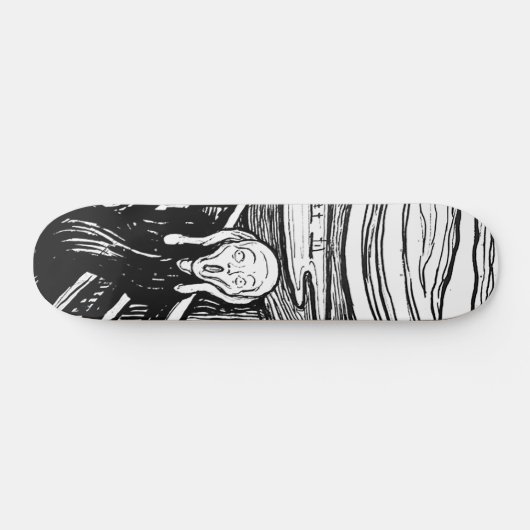 De vertoning van Edvard Munch Skateboard (Horizontaal)