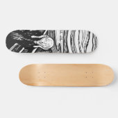De vertoning van Edvard Munch Skateboard (Horizontaal)