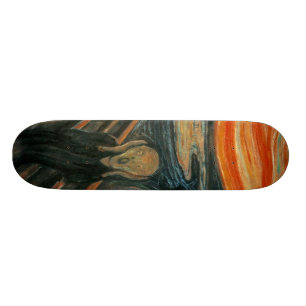 De vertoning van Edvard Munch Skateboard