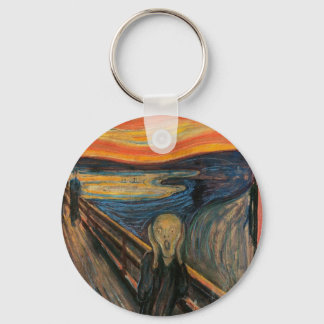 De vertoning van Edvard Munch Sleutelhanger