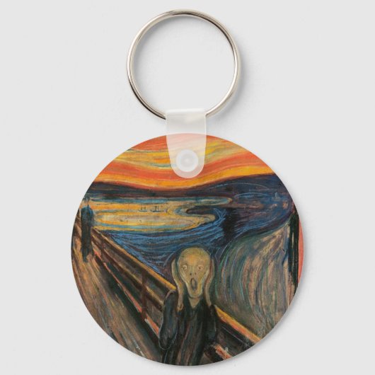 De vertoning van Edvard Munch Sleutelhanger (Voorkant)