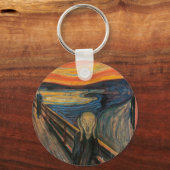 De vertoning van Edvard Munch Sleutelhanger (Voorkant)