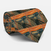 De vertoning van Edvard Munch Stropdas (Opgerold)