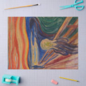 De vertoning van Edvard Munch Tissuepapier (Craft)