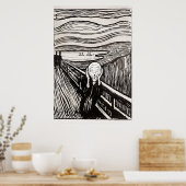 De vertoning van het Poster Edward Munch (Keuken)