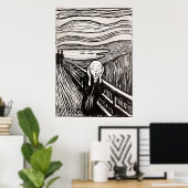 De vertoning van het Poster Edward Munch (Thuiskantoor)