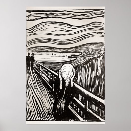 De vertoning van het Poster Edward Munch (Voorkant)