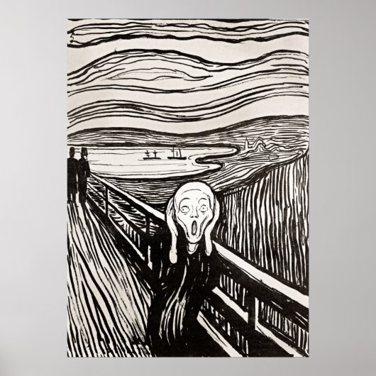 De vertoning van het Poster Edward Munch (Voorkant)