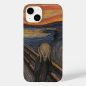 De vertoning van Munch Case-Mate iPhone Case (Achterkant)