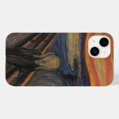 De vertoning van Munch Case-Mate iPhone Case (Achterkant (horizontaal))